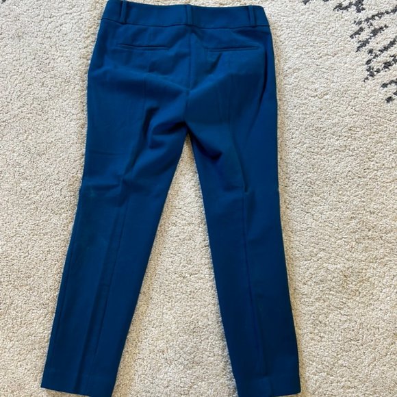 LOFT Teal Marisa Skinny Dress Pants - Picture 4 of 4